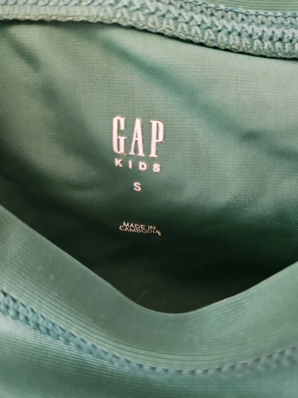 GAP Kids Green Short Sleeve Swim Top